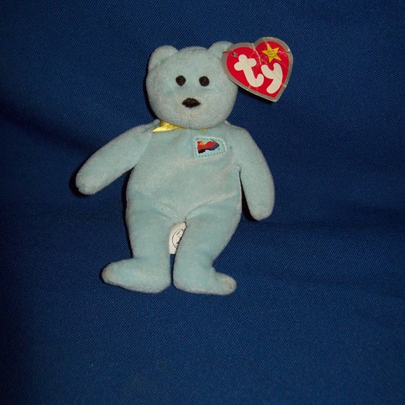 TY Beanie Baby Big Red Shoe Bear with tags 2004 McDonalds 25th Anniversary - Picture 2 of 4